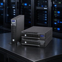 Eaton DX RT 1kVA Onduleur à double conversion en ligne 1000VA 900W en rack/tour avec transfert 0ms pour équipement informatique