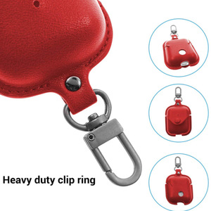 Crazy Horse-estuche portátil de cuero Real para auriculares, accesorios para <span class=keywords><strong>Airpods</strong></span> 1 <span class=keywords><strong>2</strong></span> <span class=keywords><strong>Pro</strong></span> - Product Image 4