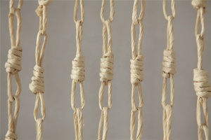 Rideau de <span class=keywords><strong>porte</strong></span> en corde de papier tissé traditionnel - Product Image 3