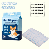 Échantillon Gratuit OEM ODM – Couches Jetables pour Chiens et Animaux Domestiques, Anti-Fuite, Respirantes Latéralement, Emballage Extérieur en Plastique PE