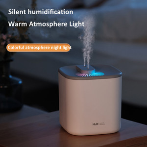 Humidificador de pulverización doble de gran capacidad de 3L con función de luz nocturna, Humidificador difusor de aire de sincronización automática para el hogar DQ118 - Product Image 4