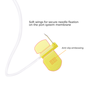 19G 20G 21G 22G Niet-corende wegwerp Huber-naaldenset voor chemopomp met Y-port en zonder Y-port - Product Image 5