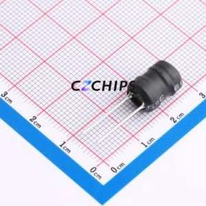 Inducteur à anneau coloré / traversant (THT) XR8*10-820K-L, composant traversant (THT), D8xL10mm 82uH 10% 1.1A 170mOhm - Product Image 1