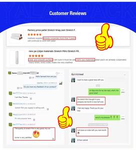 LLDPE Transparent Stretch Wrap Roll Soft Moisture-Proof Logistics Durability Stretch Film avec bords renforcés - Product Image 2