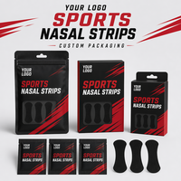 Bandes nasales sportives respirantes, patch nasal pour un soulagement instantané, amélioration du flux d'air, anti-ronflement, sommeil, OEM personnalisé
