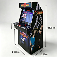 Mesin Game Arcade Retro Tegak Pandora Box Tema Pac Man 22 Inch Layar 2 Pemain 6 Tombol Tata Letak 110V 240V Langsung dari Pabrik