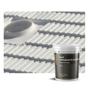 <span class=keywords><strong>Membrana</strong></span> Impermeable Líquida W-13 <span class=keywords><strong>para</strong></span> Techos Metálicos, Revestimiento Elastomérico Monocomponente a Base de Agua - Product Image 1
