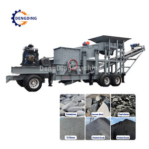 Hiệu quả cao con lăn loại máy nghiền hình nón di động nhà máy Máy nghiền đá di động nghiền đá granit đá vôi Bazan KHAI THÁC MỎ - Product Image 1