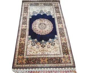 3x 5英尺超级优质手工土耳其地毯新丝波斯手工打结东方室内室外地板区域地毯