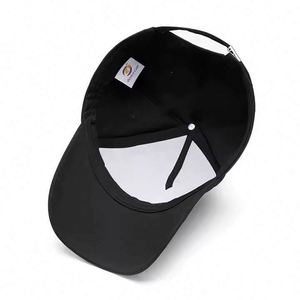Gorras de Béisbol Personalizadas de 5 Paneles con Bordado 3D, Color Negro Liso, para Hombre y Mujer, Gorras con Visera Curva y Cierre a Presión - Product Image 6