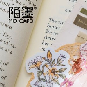 20 pz/pacco di adesivo botanico incompiuto serie disegno manuale fai da te <span class=keywords><strong>collage</strong></span> decorativo materiale base - Product Image 3