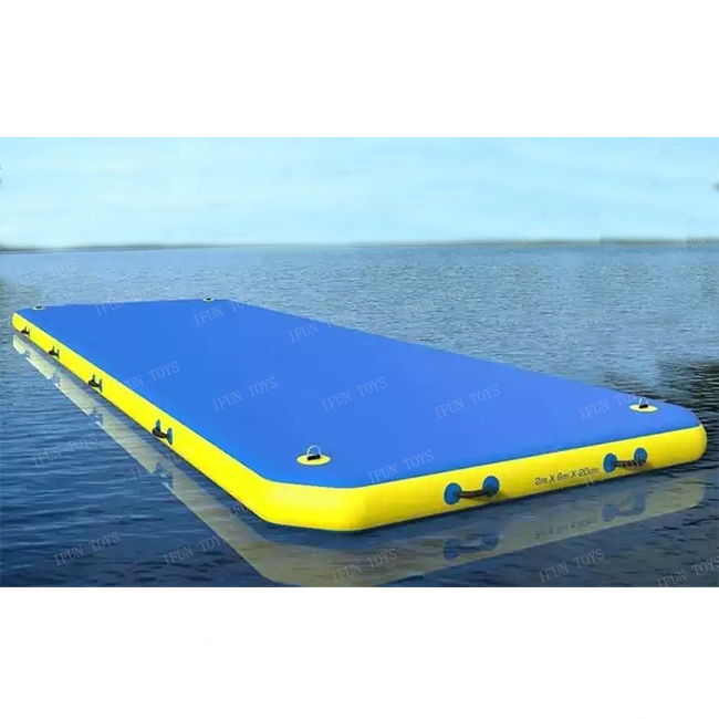 Новая надувная Плавающая Платформа для воды/надувная плавающая понтонная док-платформа для воды