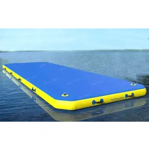 Новая надувная Плавающая Платформа для воды/надувная плавающая понтонная док-платформа для воды