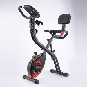 Bicicleta de Ejercicio de Resistencia Magnética, Bicicleta Plegable Portátil Tipo <span class=keywords><strong>X</strong></span> para Entrenamiento en Casa, Bicicleta de Fitness de Bajo Ruido - Product Image 1