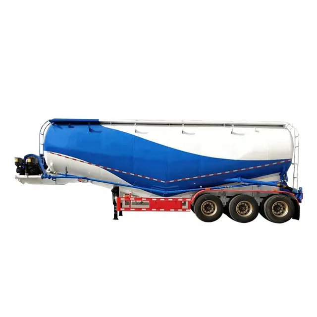 2019 ใหม่รุ่น Cement BULK Semi รถพ่วงขนส่งผงแห้งสินค้า Cargo รถพ่วงซีเมนต์รถบรรทุกสำหรับขาย