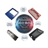 Caja de Interfaz HMI de Precisión OEM, Carcasa de Acero Perforada Personalizada con Patrón de Orificios Cuadrados para Controlador de Máquina