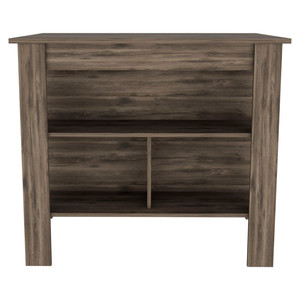 Design del pannello in legno massello HMS Brown 41 \ "moderno da cucina a isola con caratteristiche di archiviazione - Product Image 2