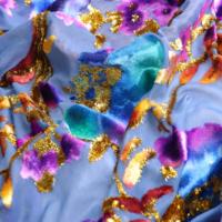 Tissu Jacquard Métallisé Velours Vente en Gros Nylon Dubaï Dirac Somali Lurex femme Vêtements Tissus Pour Robe