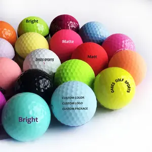 Fabricant OEM Premium 2 3 4 5 pièces Logo personnalisé Surlyn Urethane Pro Tournament Balle de golf