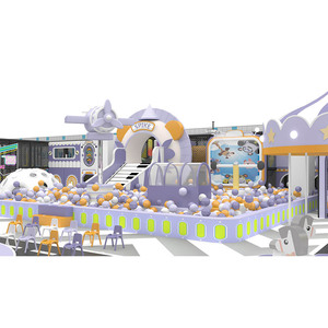 Ensemble d'équipements <span class=keywords><strong>de</strong></span> jeu intérieur avec toboggan, piscine à balles et balançoire pour enfants, tout-petits et adultes – Espace <span class=keywords><strong>de</strong></span> jeu créatif - Product Image 6