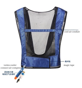 Nouvelle combinaison de refroidissement anti-chaleur pour le corps humain, climatisation, pour le travail en extérieur, soudeur, veste de réfrigération à air comprimé - Product Image 3