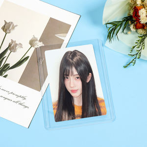 <span class=keywords><strong>Precio</strong></span> de fábrica PVC <span class=keywords><strong>Game</strong></span> Collect Card Holder Clear Top Loader Trading ID Card Sleeves Holder Protectores - Product Image 2