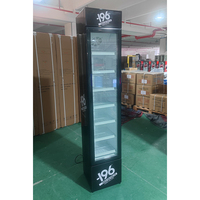 Réfrigérateur vertical OUMEITE SC105L 105L à température unique, de haute qualité, avec vitrine en verre pour boissons et bières