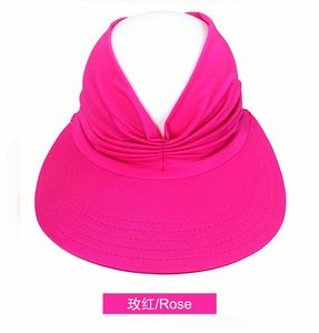 Nuevo Sombrero de Sol para Mujer, Anti-UV, Elástico, para Adultos, con Parte Superior Vacía, Visera para Playa - Product Image 6