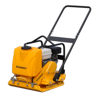 Compacteur à plaques vibrantes réversible RWBH31B, marche avant et arrière, force de 31 kN, moteur Honda pour une réparation routière efficace