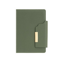 Ensemble de boîte-cadeau à couverture rigide avec logo personnalisé, imitation cuir, carnet à fermoir magnétique créatif A5