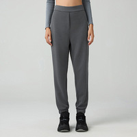 Pantalon de yoga taille haute OEM en gros, modèle ACK8002, en Spandex, séchage rapide, respirant, coupe large, sculptant les hanches, décontracté _ACK8002
