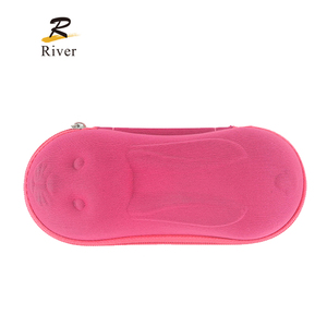 Sicher Zuverlässig E813 Benutzer definierte lustige Tier Kaninchen geformte EVA Sonnenbrillen Fall Brillen Box Fall für Kinder - Product Image 6