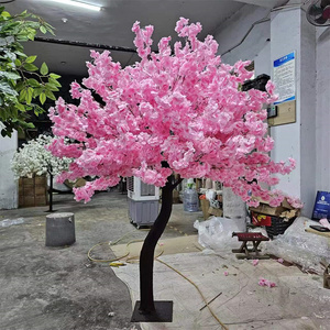 Arbre artificiel de cerisier blanc pour décoration d'événements de restaurant, faux arbre de sakura avec tronc robuste pour décoration de mariage et de jardin - Product Image 4