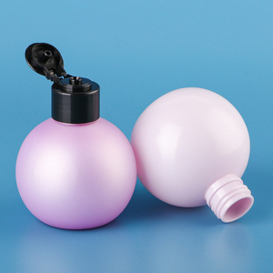 Mini rõ ràng rỗng chai nhựa 120ml 140ml hình cầu vòng chăm sóc da chai bao bì - Product Image 4