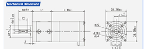 Primopal bán tốt nhất hành tinh hộp số bước động cơ 4.5n. cm 10N.cm 1.8 độ nema11 bánh lai động cơ bước - Product Image 4