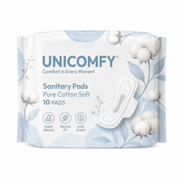 Protège-slips OEM, serviettes hygiéniques super absorbantes en coton doux, respirantes, anti-fuites, avec ailettes, jetables, produits d'hygiène féminine
