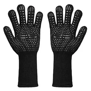 Guantes Oven Mitt Handschuhe Kitchen Silicone Cotton Mitts & Mittens Gants Guanti Heat Resistant Household Oven Mitts & Mittens
