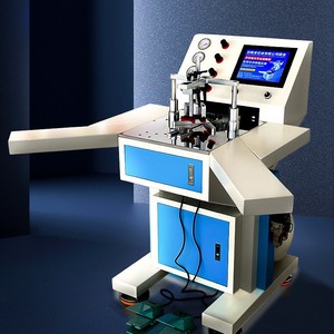 Cnc Tenoner Touchscreen <b>Corner</b> Nailing Machine 1m Max Length Semi Automatic Woodworking Machinery For Picture Frame Making - Product Image 1