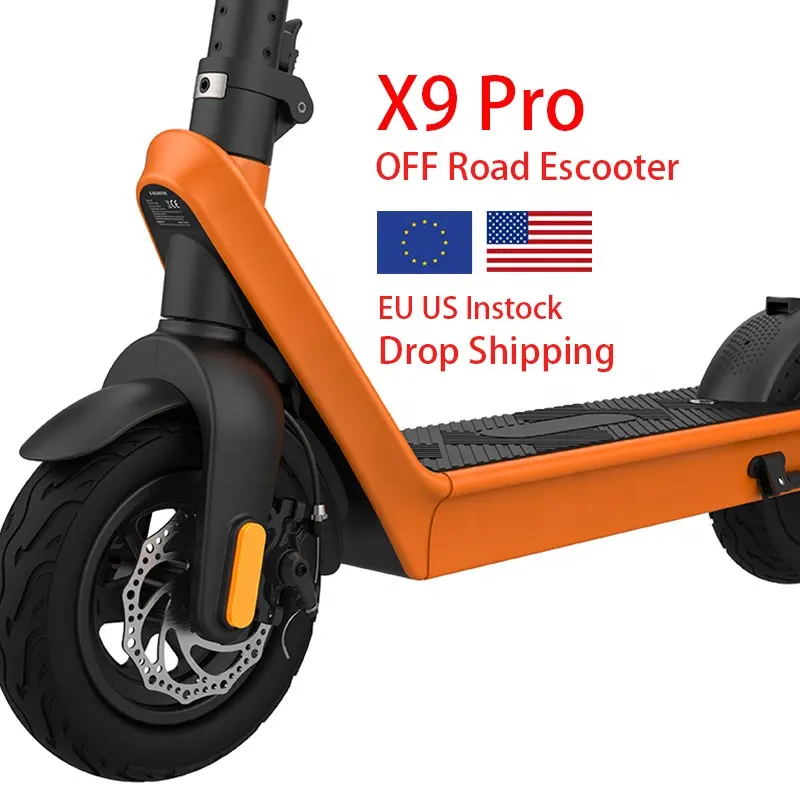 2000w 1000w EU US magazzino scooter elettrico 10 pollici X9 Pro skateboard elettrici Scooter elettrico pieghevole europa