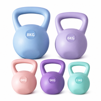 Kettlebell FRS Écologique, Durable et Souple pour la Protection du Sol à Domicile, Silencieux, pour l'Entraînement de Force et la Musculation, Idéal pour les Femmes Débutantes