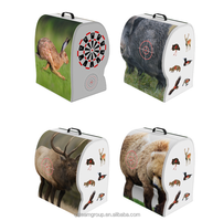Cibles d'archerie autoportantes multi-animaux (cerf, aigle, renard) en matériau XPE, pliables pour le rangement, pour le tir à l'arc en extérieur