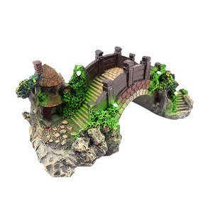 Fabrikant Levert <span class=keywords><strong>Aquarium</strong></span> Landschapsarchitectuur Decoratieve Antieke Bruguitrusting Milieuvriendelijk Hars Schildpad Klimplatform - Product Image 2