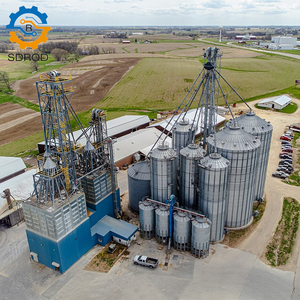 Sdrod Professionele Op Maat Gemaakte 100 Ton Stalen Silo Voor Graanopslag Met Continue Schroeftransporteur - Product Image 3