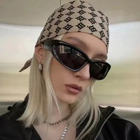 Lunettes de Soleil de Sport Tendance Style Futuriste Y2K Protection Oculaire pour Fête et Activités en Extérieur