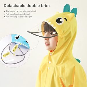 Imperméable pour enfants en dessin animé 3D Veste de pluie pour tout-petits pour garçons et filles - Product Image 2