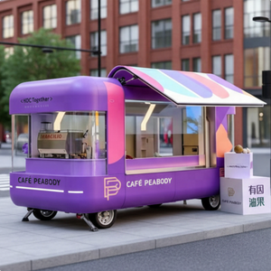 Camión de Comida Móvil, Carrito de Café Prefabricado, Camioneta de Pizza, Caravana de Arroz Frito, Contenedor de Comida para Hot Dogs, Cafetería, Restaurante, Aperitivos, Papas Fritas - Product Image 6