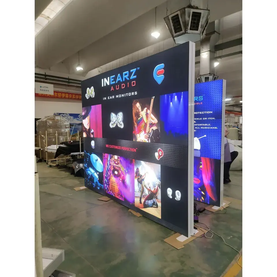 Tianlang Cloth Segmented Light Box Portable Segmented Led Textile Light Box Light Box Bracket Trade Exhibition Display Booth