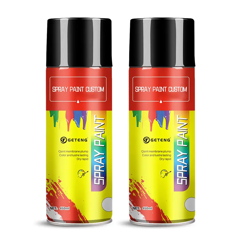Tinta spray de carro colorida, pintura spray colorida personalizada multiral barata para carro