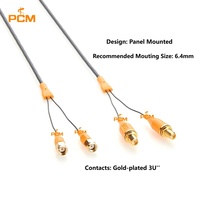 Câble d'antenne panneau MIMO 2x2 RP-SMA Mâle vers RP-SMA Femelle, câble micro-coaxial RG113 pour routeur extérieur 4G LTE 5G CPE Wifi