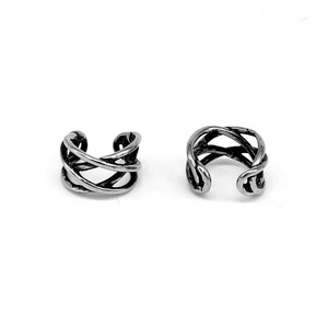 yunnique Geometric Clip-on <b>Earrings</b> Stainless Steel Men's Fashion Ear Clips Non-<b>Pierced</b> Jewelry Guangzhou Made - Product Image 5